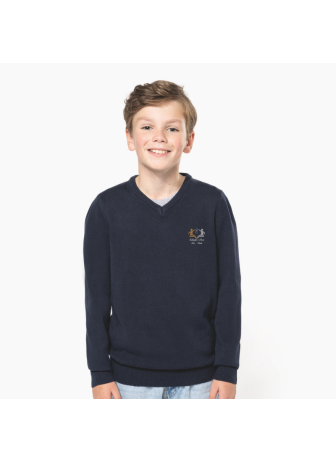 PULL COL V ENFANT