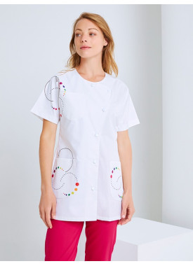 Blouse médicale avec motifs...