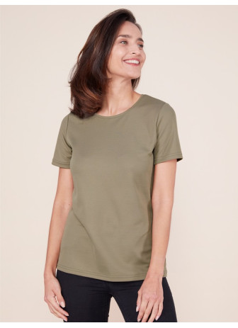 T-shirt en maille piquée ROZ