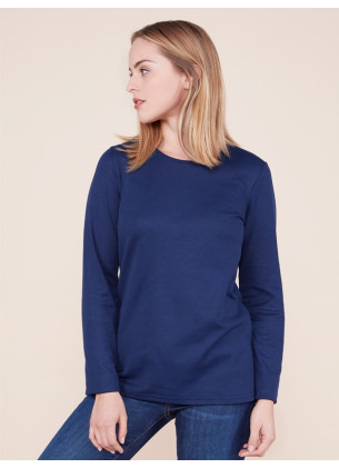 T-shirt manches longues en maille piquée ROZAM