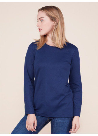 T-shirt manches longues en maille piquée ROZAM